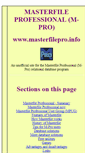 Mobile Screenshot of masterfilepro.info